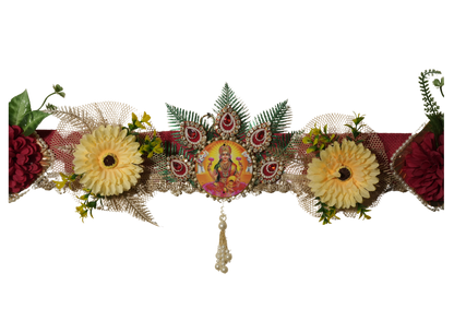 Luxury Handmade Lakshmi Floral Door Toran | Premium Festive Entrance Decor