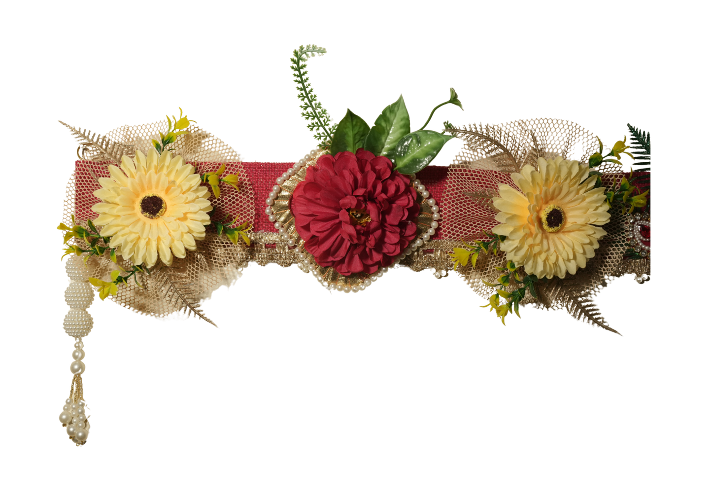 Luxury Handmade Lakshmi Floral Door Toran | Premium Festive Entrance Decor