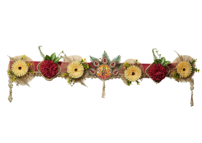 Luxury Handmade Lakshmi Floral Door Toran | Premium Festive Entrance Decor